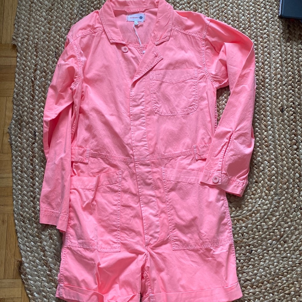 Sundry bright pink coveralls